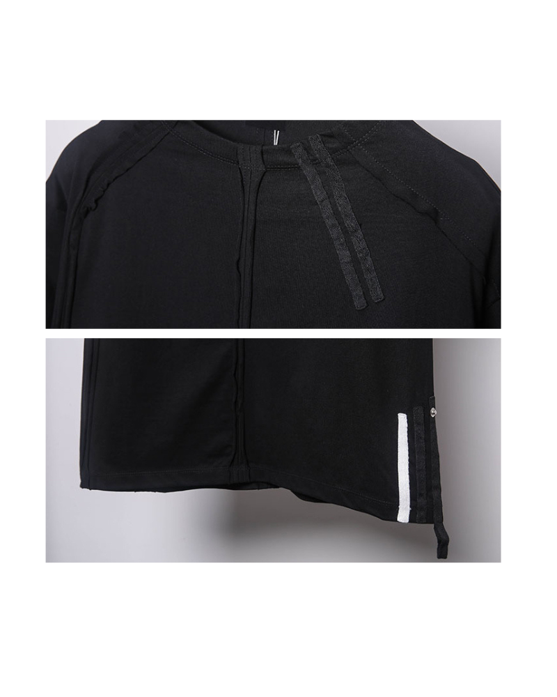 Futuristic Spliced Tech T-Shirt -  unique segmentation design - Futuristic Spliced Tech T-Shirt for Urban Style - View 7