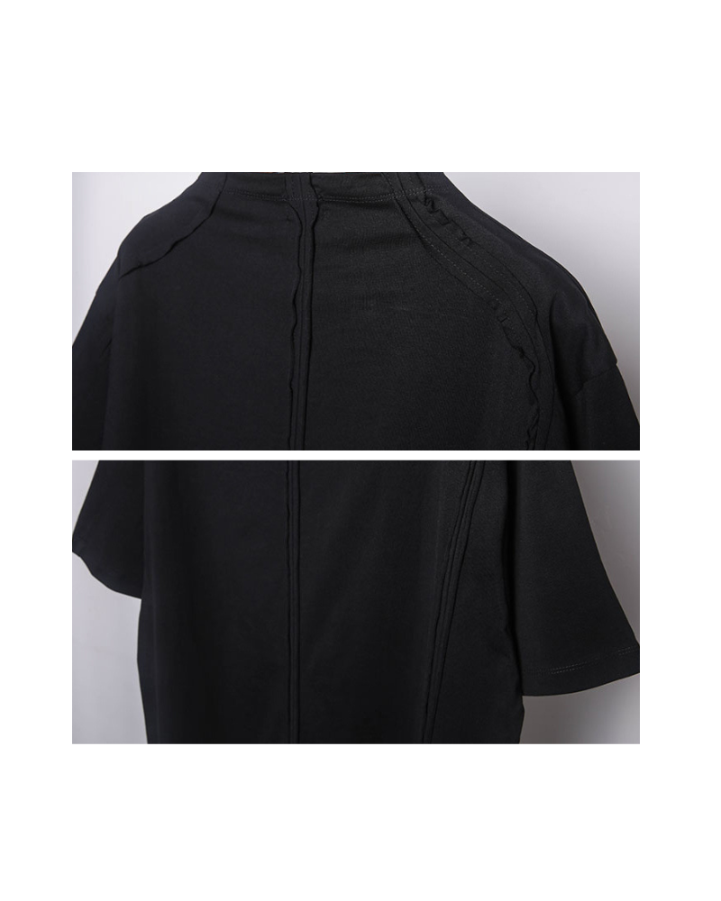 Futuristic Spliced Tech T-Shirt -  urban style - Futuristic Spliced Tech T-Shirt for Urban Style - View 8