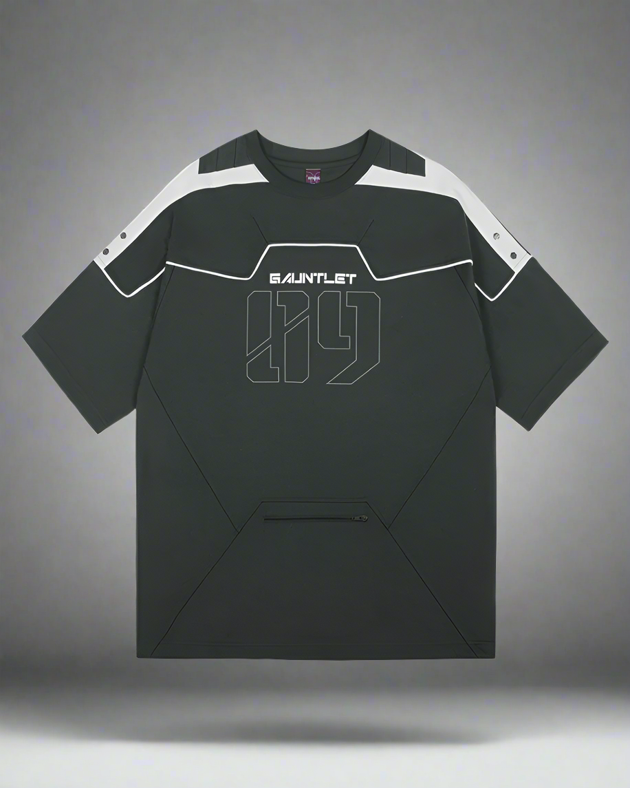 Futuristic Star Alliance Sports Tee -  techwear - Futuristic Cyberpunk Sports Tee with Unique Design - View 8