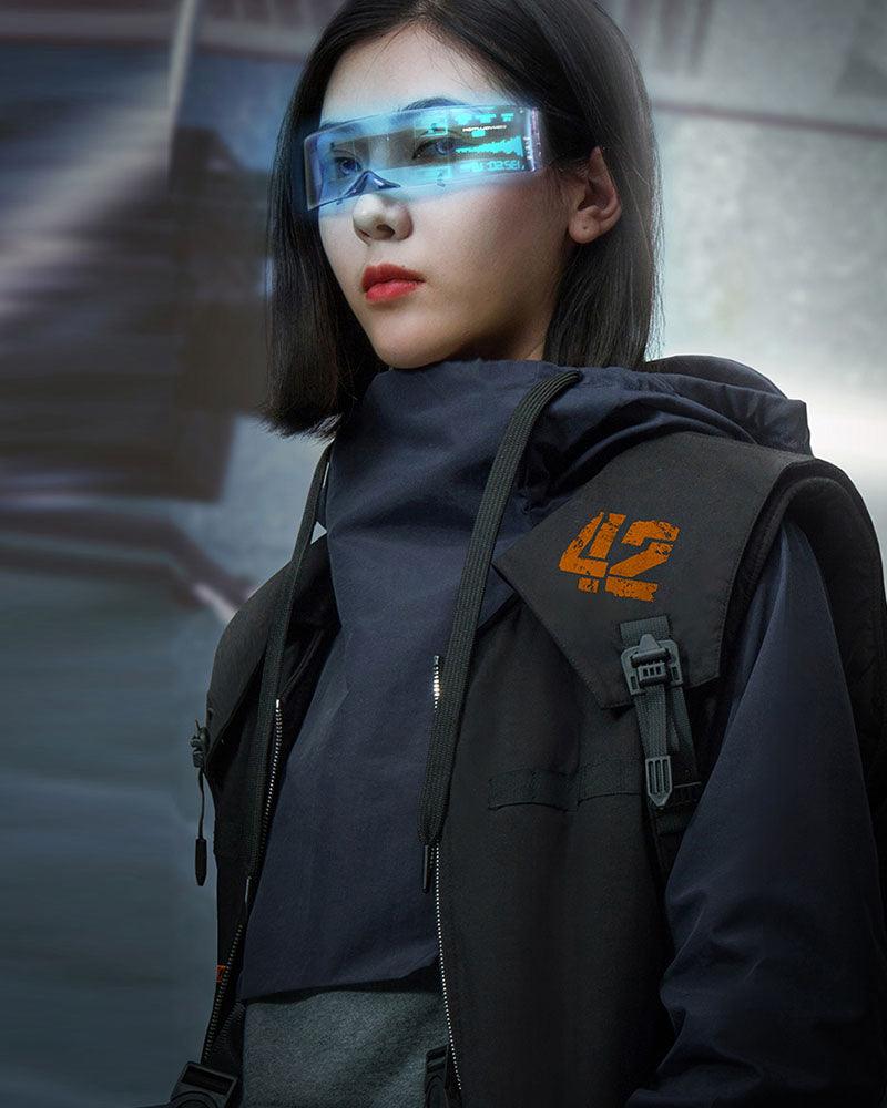Futuristic Unisex Cargo Vest -  outdoor gear - Futuristic Unisex Cargo Vest for Outdoor Adventures - View 6