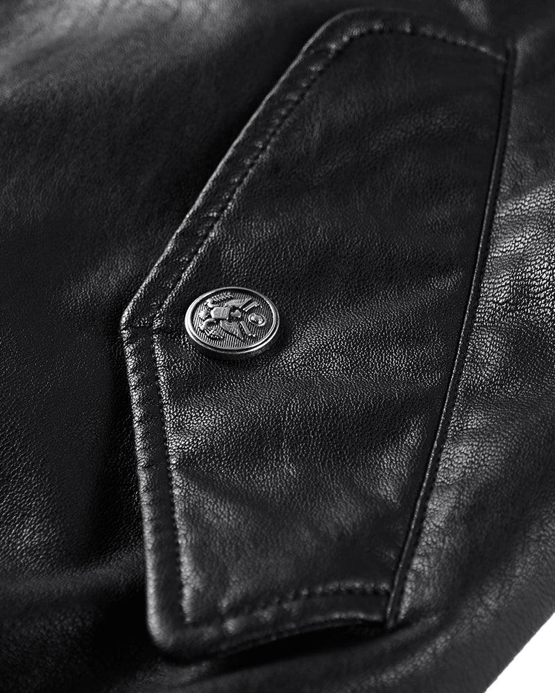 Futuristic Urban Bomber Jacket -  PU polyester bomber jacket - Futuristic Urban Bomber Jacket for Cool Style - View 5