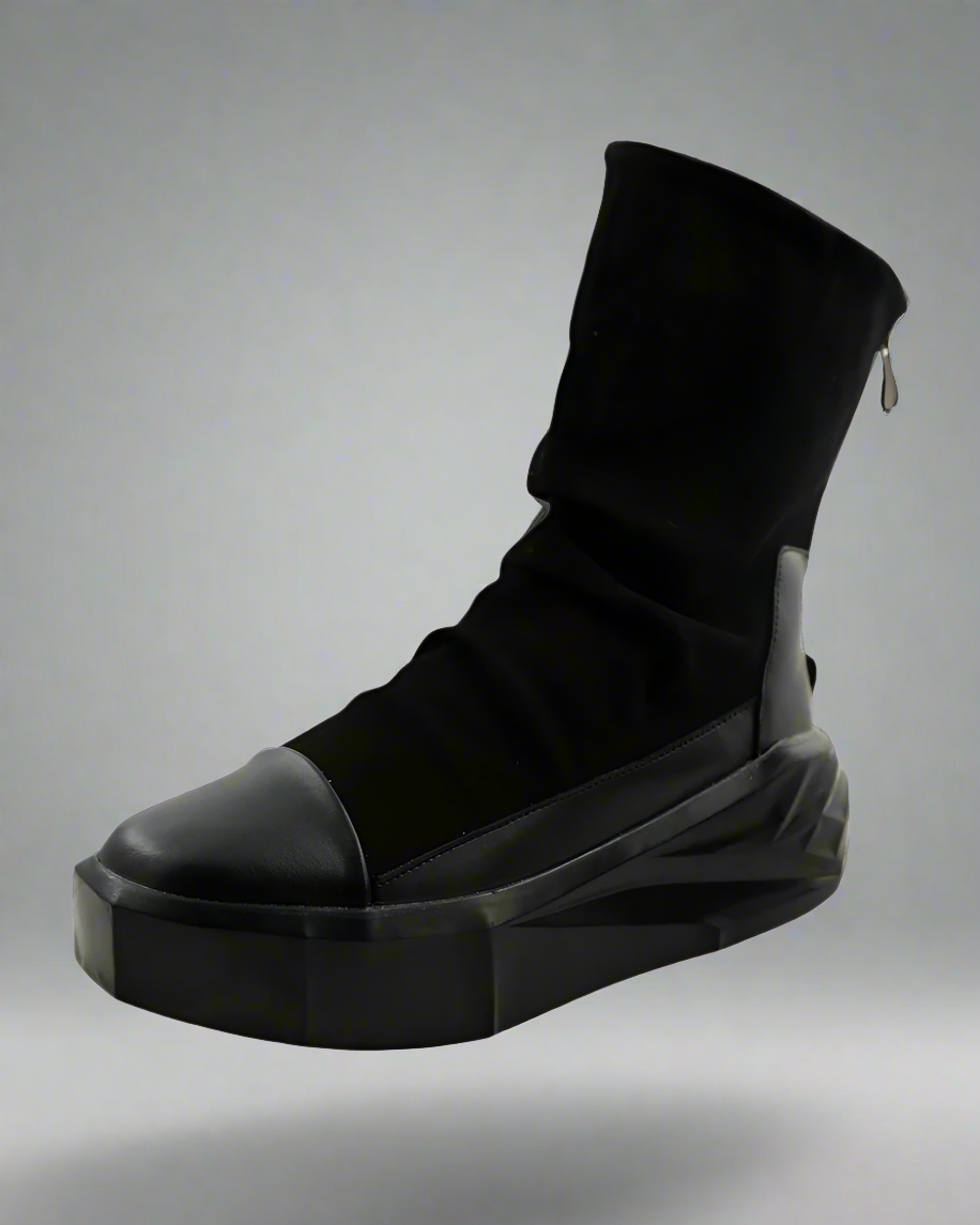 Futuristic Urban Combat Boots - comfortable combat boots - Futuristic Urban Combat Boots for Streetwear Style - View 2