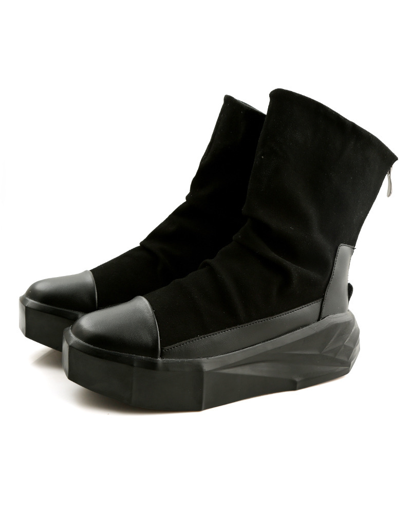 Futuristic Urban Combat Boots -  cyberpunk - Futuristic Urban Combat Boots for Streetwear Style - View 3