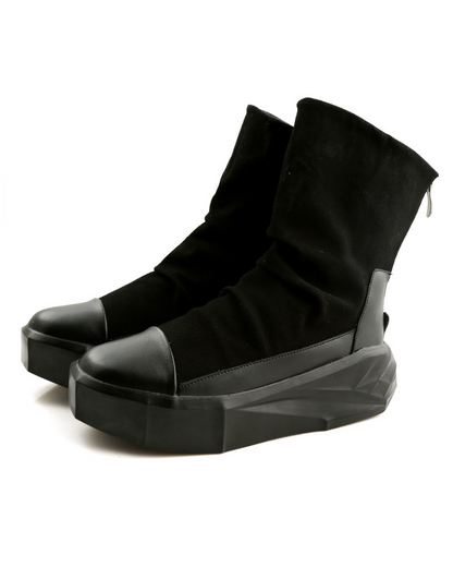 Futuristic Urban Combat Boots -  cyberpunk - Futuristic Urban Combat Boots for Streetwear Style - View 3