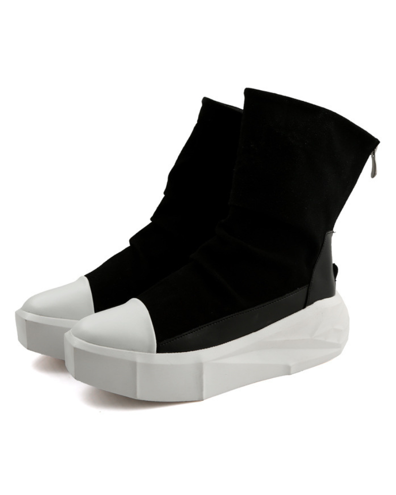 Futuristic Urban Combat Boots -  high-quality rubber sole - Futuristic Urban Combat Boots for Streetwear Style - View 4