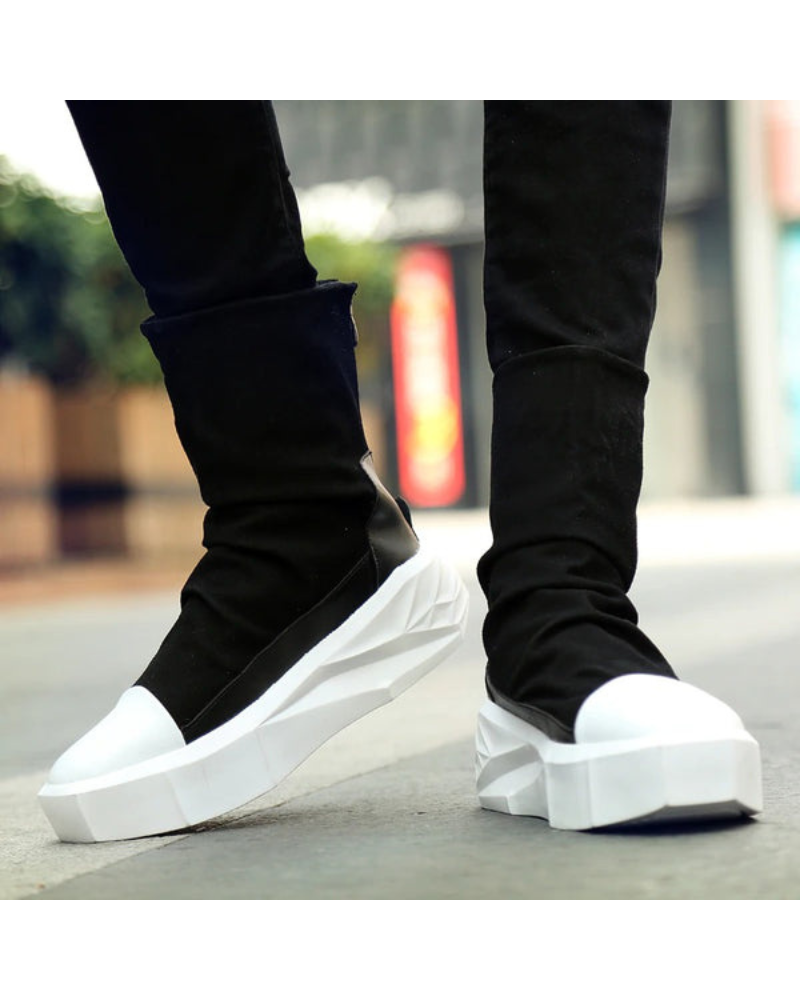 Futuristic Urban Combat Boots -  slip resistant boots - Futuristic Urban Combat Boots for Streetwear Style - View 5
