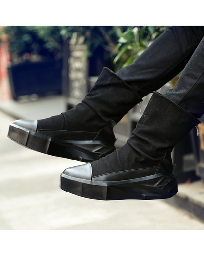 Futuristic Urban Combat Boots -  urban style - Futuristic Urban Combat Boots for Streetwear Style - View 9
