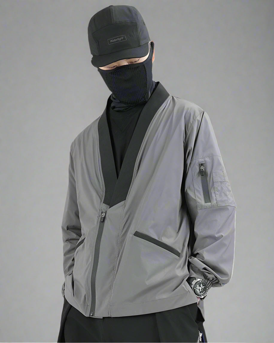 Futuristic Urban Kimono Jacket - comfortable jacket - Futuristic Urban Kimono Jacket for Modern Style - Main view