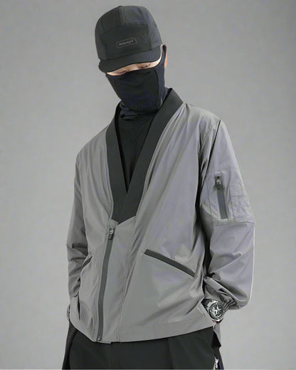 Futuristic Urban Kimono Jacket - comfortable jacket - Futuristic Urban Kimono Jacket for Modern Style - Main view