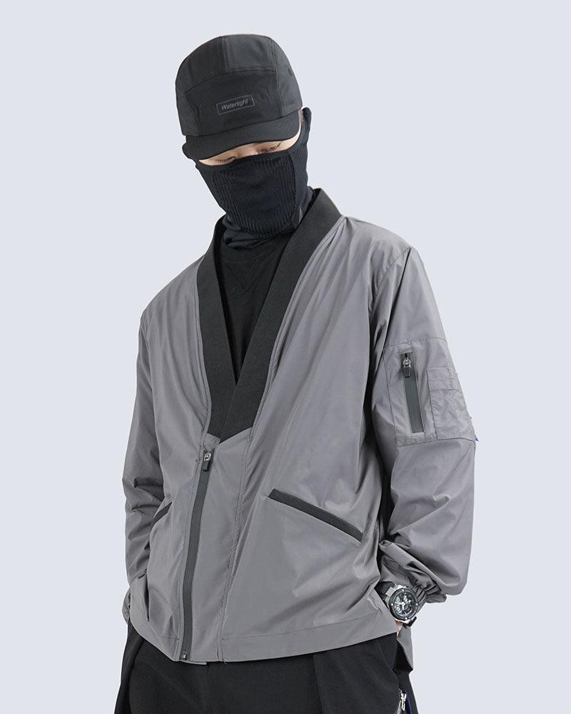 Futuristic Urban Kimono Jacket -  polyester cotton blend - Futuristic Urban Kimono Jacket for Modern Style - View 5