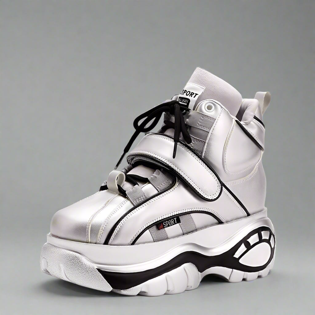 Futuristic Urban Platform Kicks - techwear shoes - Futuristic Urban Platform Kicks for Comfort and Style - View 3