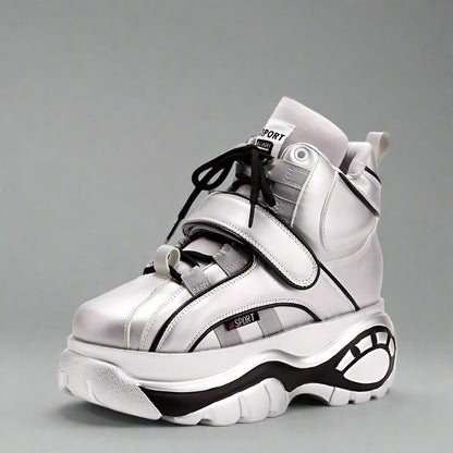 Futuristic Urban Platform Kicks - techwear shoes - Futuristic Urban Platform Kicks for Comfort and Style - View 3