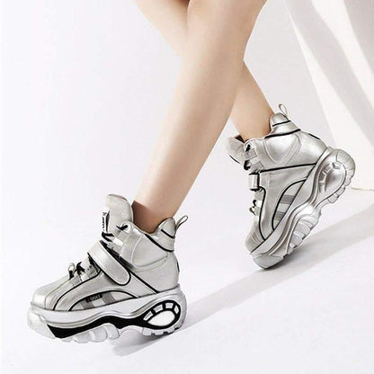 Futuristic Urban Platform Kicks -  comfortable platform sneakers - Futuristic Urban Platform Kicks for Comfort and Style - View 5