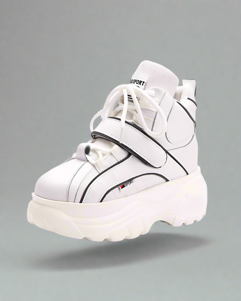 Futuristic Urban Platform Kicks - techwear - Futuristic Urban Platform Kicks for Comfort and Style - View 2