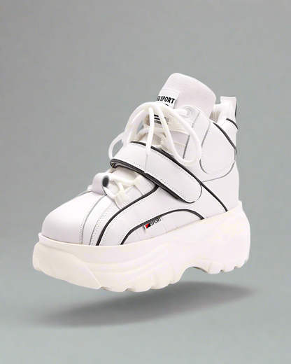Futuristic Urban Platform Kicks - techwear - Futuristic Urban Platform Kicks for Comfort and Style - View 2
