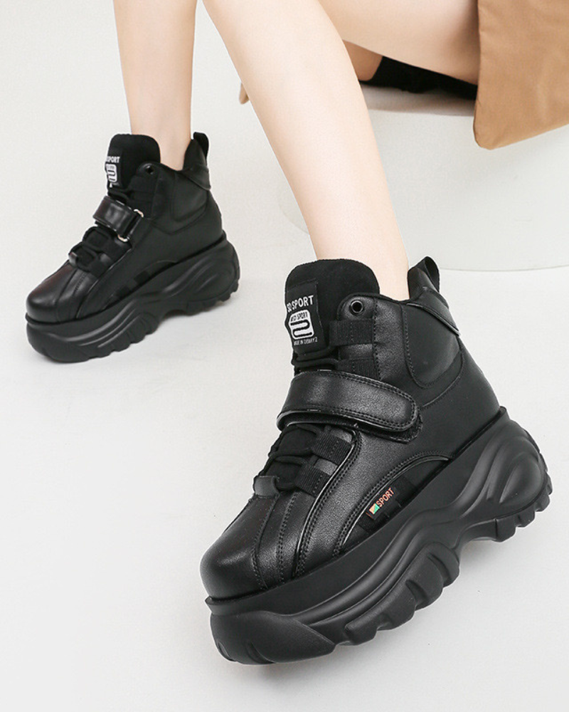 Futuristic Urban Platform Kicks -  casual shoes - Futuristic Urban Platform Kicks for Comfort and Style - View 4