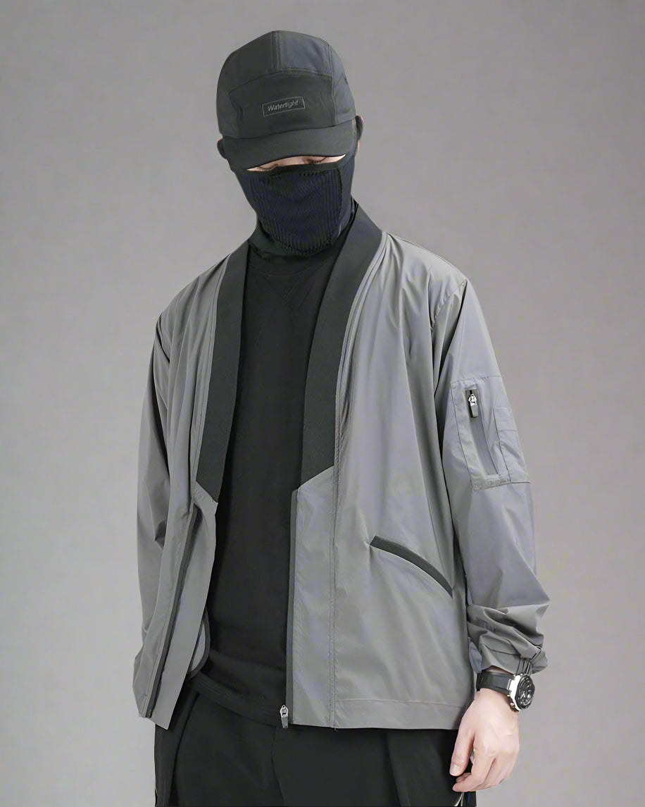 Futuristic Utility Kimono Jacket -  comfortable jacket - Futuristic Utility Kimono Jacket for Everyday Style - View 3