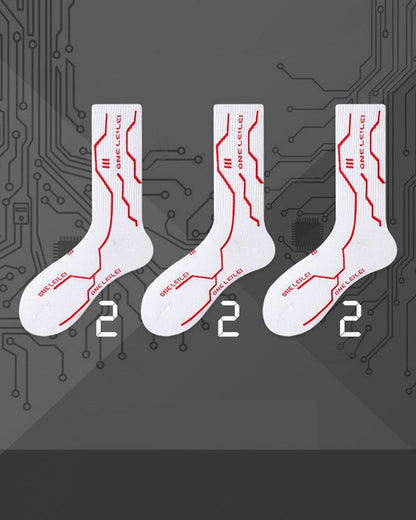 Futuristic Warrior Cyberpunk Socks -  cotton socks - Futuristic Warrior Cyberpunk Socks in Cotton - View 11