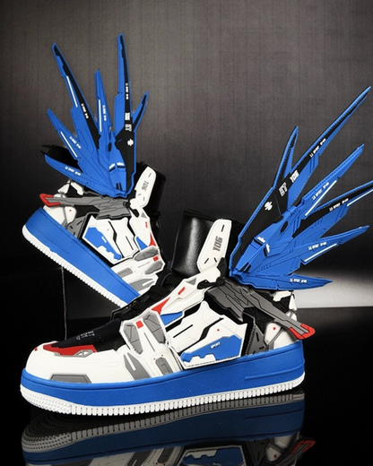Futuristic Winged Sneakers -  customizable shoes - Futuristic Winged Sneakers for Ultimate Street Style - View 3