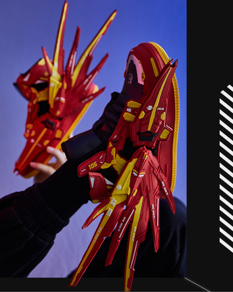 Futuristic Winged Sneakers -  versatile streetwear - Futuristic Winged Sneakers for Ultimate Street Style - View 14