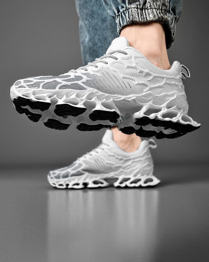 Futuristic Woven Casual Sneakers -  comfortable casual footwear - Futuristic Woven Casual Sneakers for Every Occasion - View 5