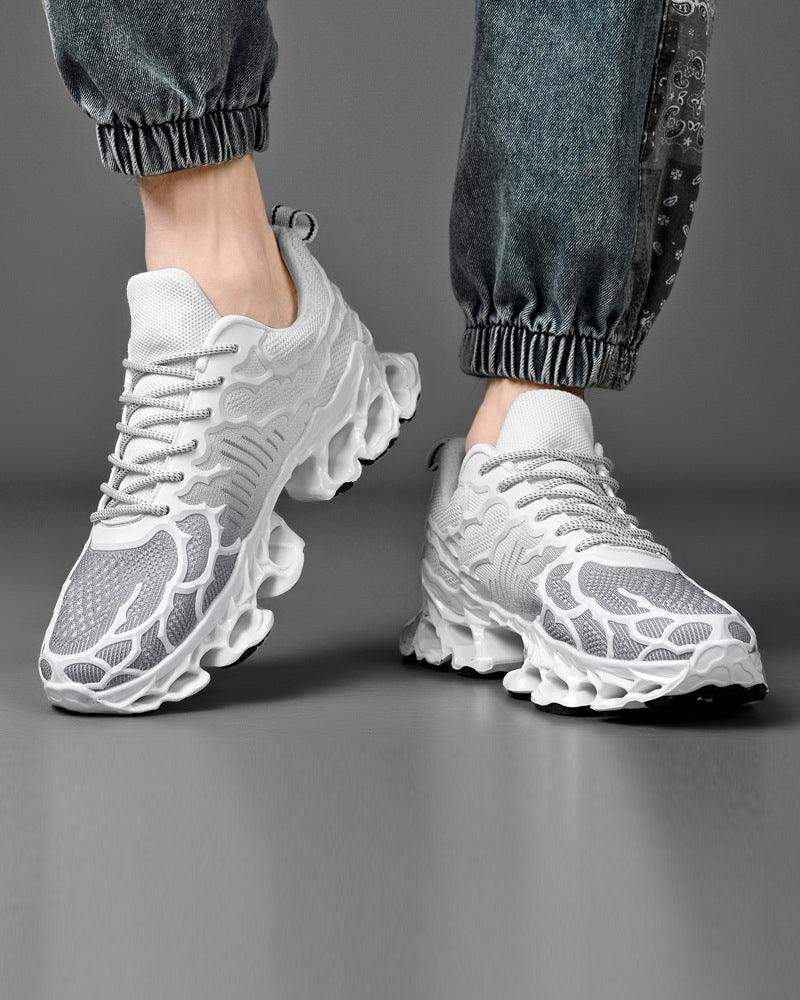 Futuristic Woven Casual Sneakers - functional techwear shoes - Futuristic Woven Casual Sneakers for Every Occasion - View 8
