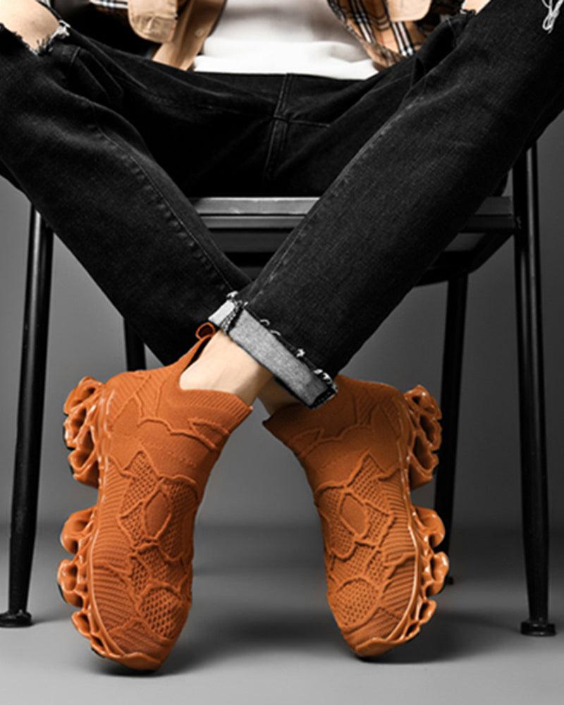 Futuristic Woven Performance Sneakers -  techwear shoes - Futuristic Woven Performance Sneakers for Urban Wear - View 7