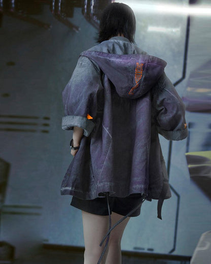 Futuristic Yaksha Samurai Jacket -  comfortable samurai jacket - Futuristic Yaksha Samurai Jacket for Cyberpunk Style - View 3