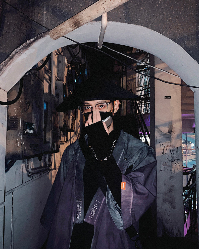 Futuristic Yaksha Samurai Jacket -  cyberpunk jacket - Futuristic Yaksha Samurai Jacket for Cyberpunk Style - View 18