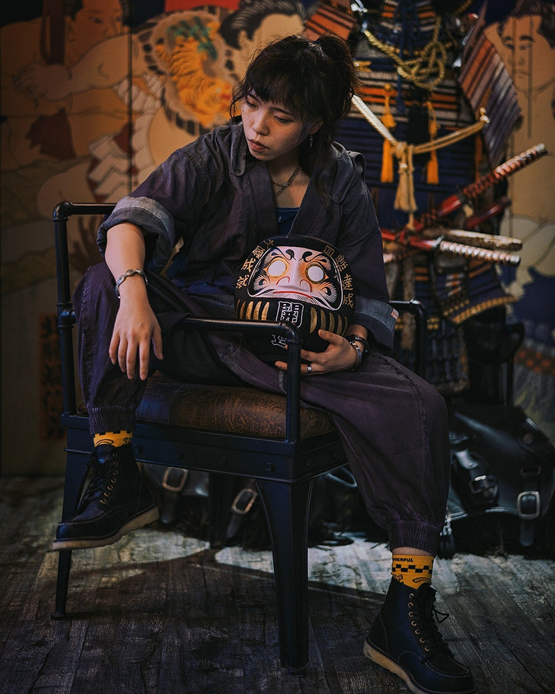 Futuristic Yaksha Samurai Jacket -  techwear clothing - Futuristic Yaksha Samurai Jacket for Cyberpunk Style - View 14