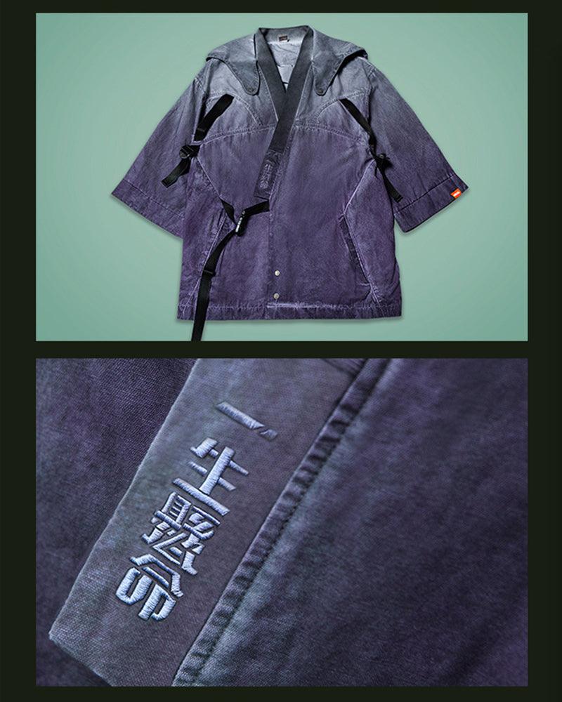 Futuristic Yaksha Samurai Jacket -  techwear - Futuristic Yaksha Samurai Jacket for Cyberpunk Style - View 20