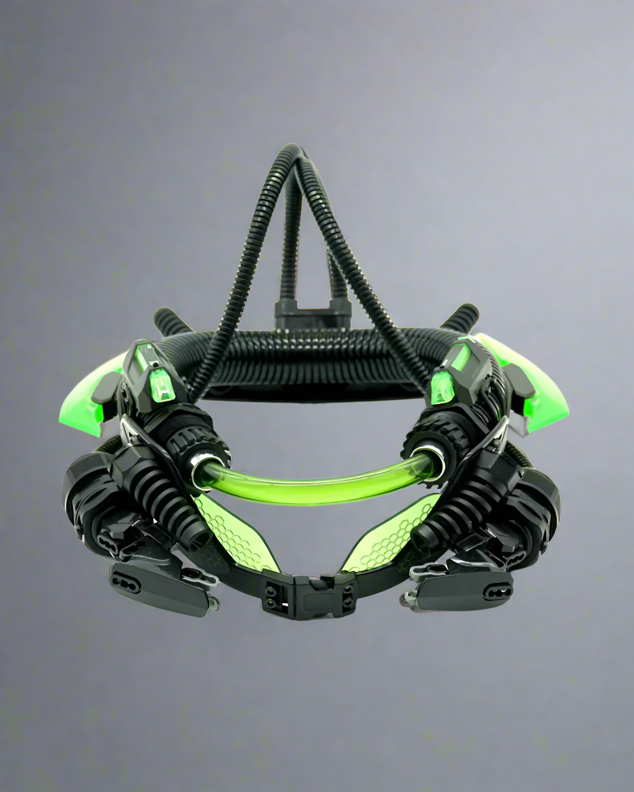 Galactic Cyberpunk Pendant Necklace - multifunctional necklace - Galactic Cyberpunk Pendant Necklace for Futuristic Styles - View 2