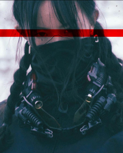 Galactic Cyberpunk Pendant Necklace -  techwear - Galactic Cyberpunk Pendant Necklace for Futuristic Styles - View 16