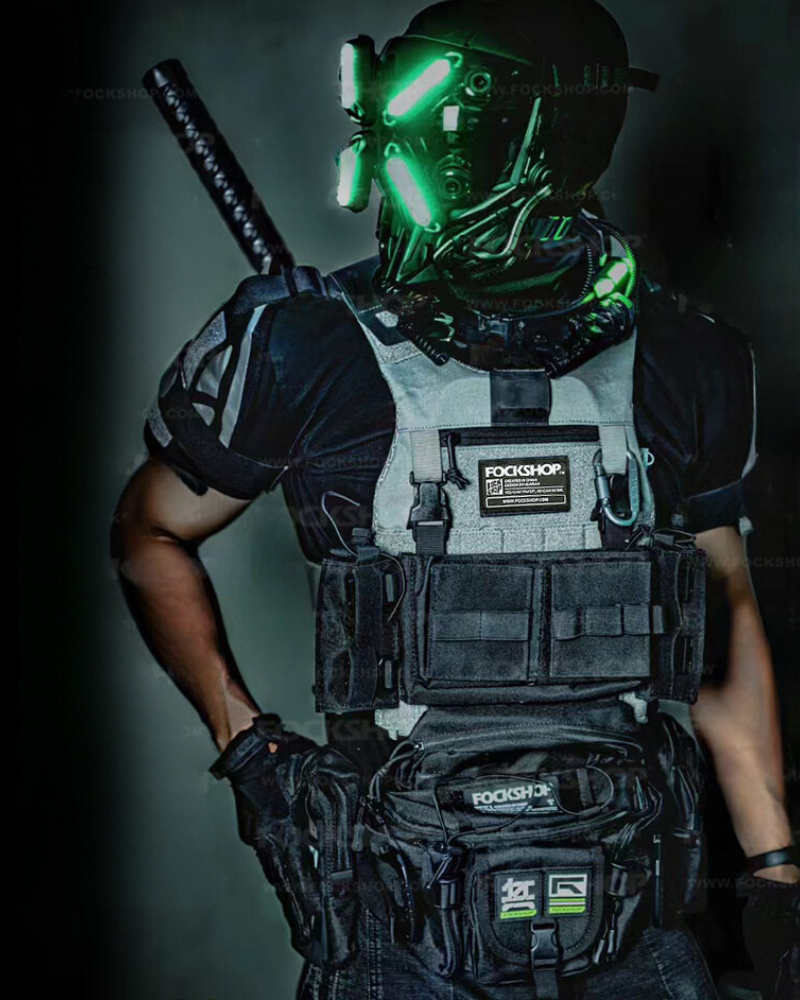 Galactic Cyberpunk Pendant Necklace -  necklace - Galactic Cyberpunk Pendant Necklace for Futuristic Styles - View 13