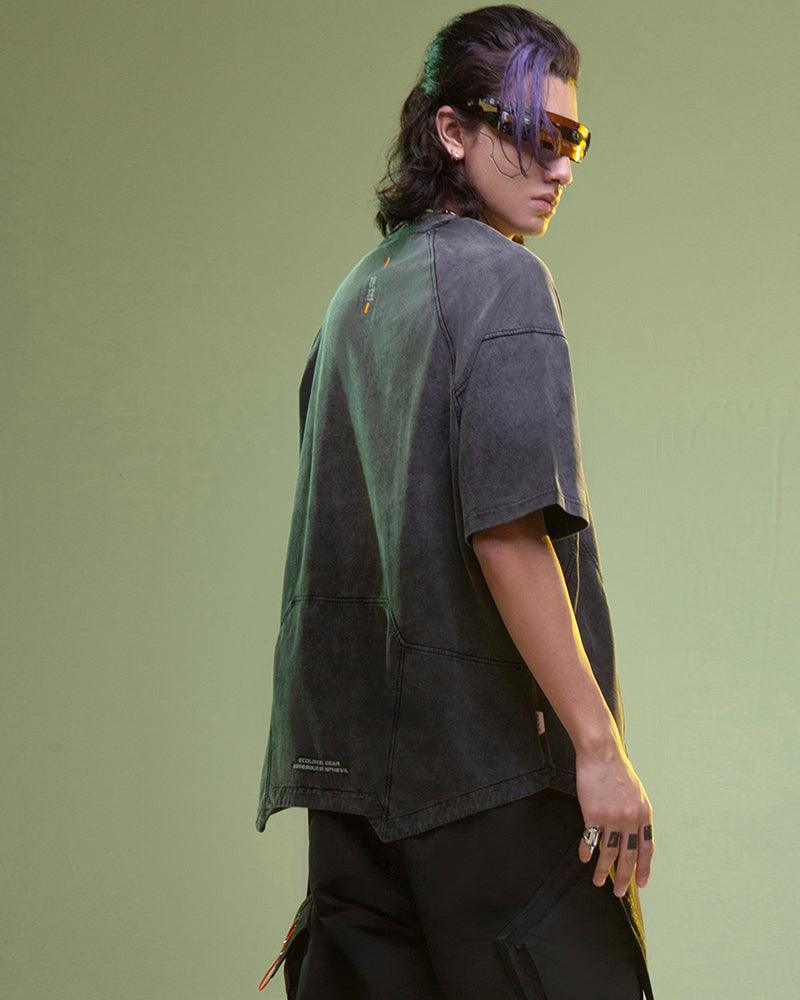 Glow-in-the-Dark Cyberpunk Tee - glow-in-the-dark - Glow-in-the-Dark Cyberpunk Tee for Urban Style - View 9