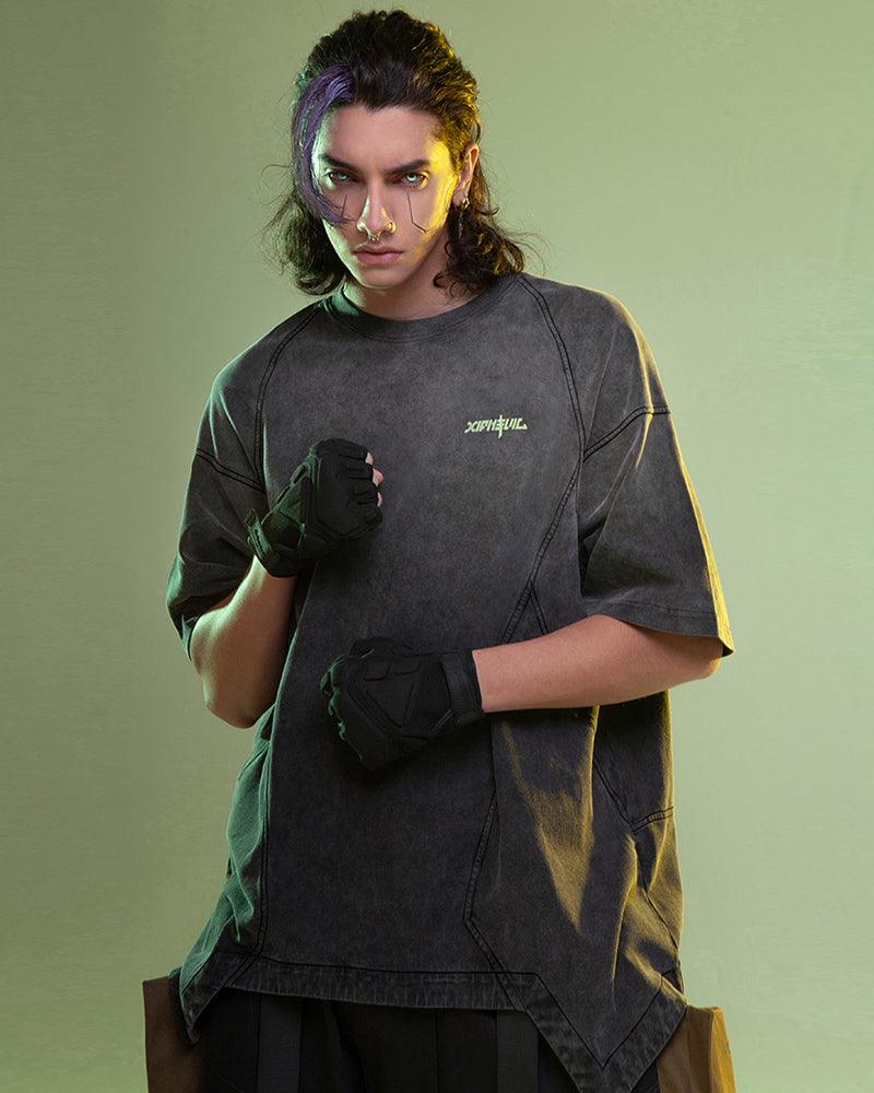 Glow-in-the-Dark Cyberpunk Tee -  techwear - Glow-in-the-Dark Cyberpunk Tee for Urban Style - View 7