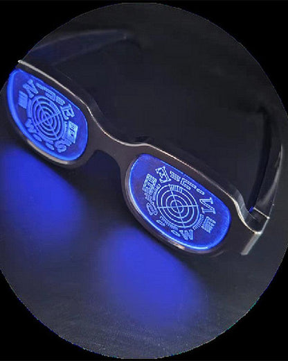 Glow-in-the-Dark Detective Glasses -  party eyewear - Glow-in-the-Dark LED Detective Glasses for Parties - View 13