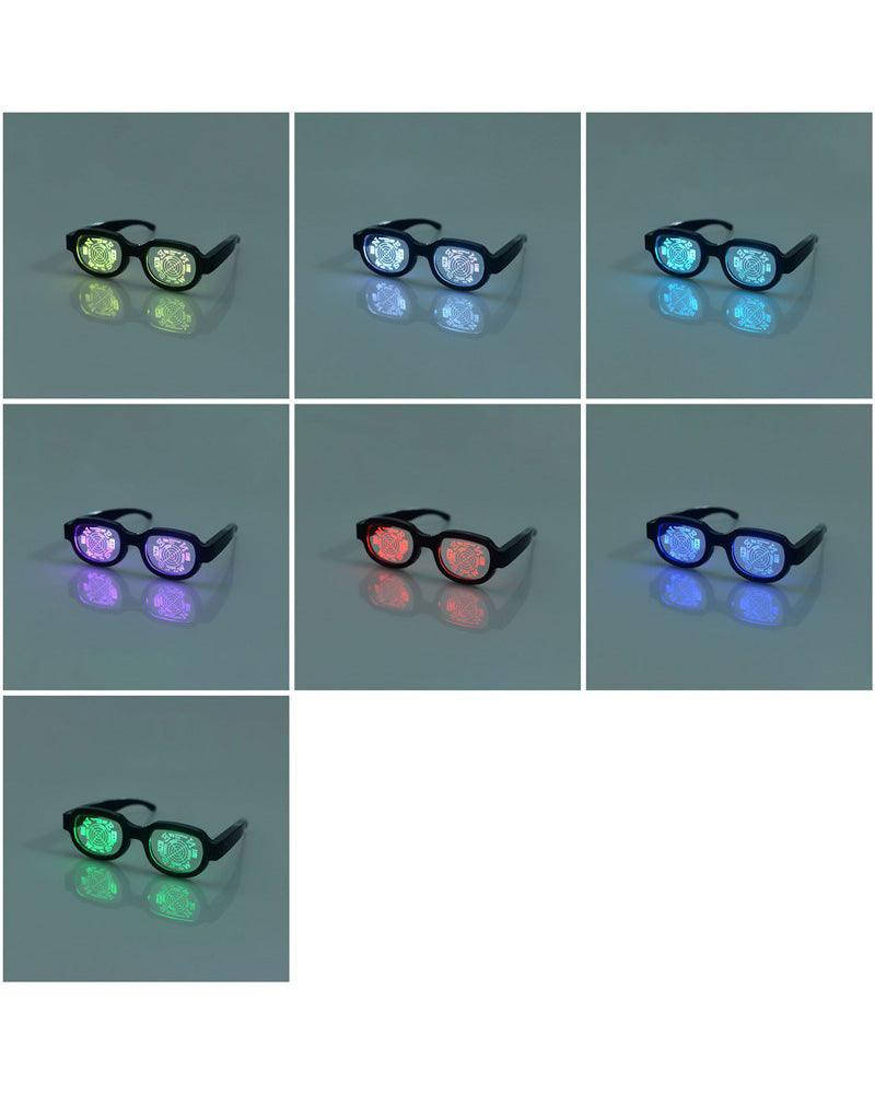 Glow-in-the-Dark Detective Glasses -  touch-sensitive control glasses - Glow-in-the-Dark LED Detective Glasses for Parties - View 7