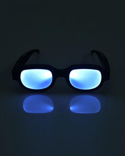 Glow-in-the-Dark Detective Glasses - illuminated style - Glow-in-the-Dark LED Detective Glasses for Parties - Main view