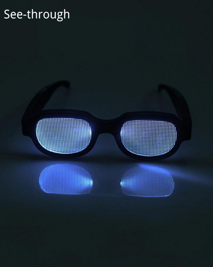 Glow-in-the-Dark Detective Glasses -  glow in the dark - Glow-in-the-Dark LED Detective Glasses for Parties - View 5