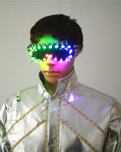 Glow-in-the-Dark LED Glasses -  full-color lighting glasses - Glow-in-the-Dark LED Glasses for Parties and Festivals - View 4