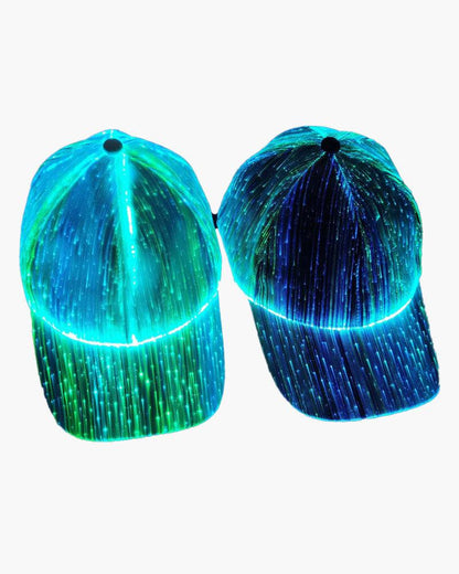 Glow-in-the-Dark Party Cap -  personalized illumination - Glow-in-the-Dark LED Cap for Vibrant Nights - View 7