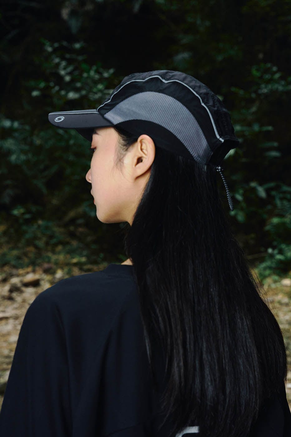 Glow Mesh Cap with Stripes - mesh cap - Reflective Stripe Mesh Cap for Enhanced Visibility - View 9