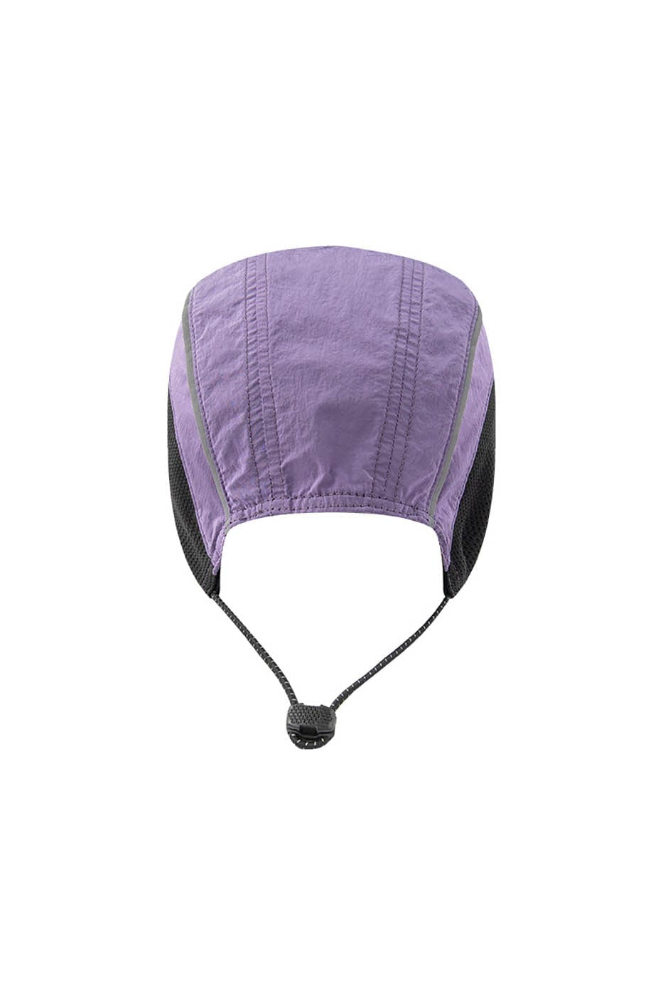 Glow Mesh Cap with Stripes -  nighttime visibility cap - Reflective Stripe Mesh Cap for Enhanced Visibility - View 13