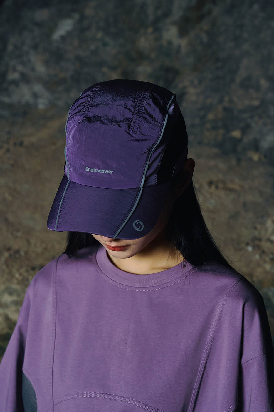 Glow Mesh Cap with Stripes -  reflective cap - Reflective Stripe Mesh Cap for Enhanced Visibility - View 7