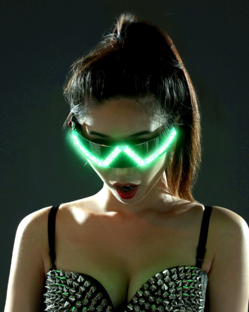 Glow Party LED Glasses -  colorful party eyewear - Glow Party LED Glasses for Rave Events - View 3