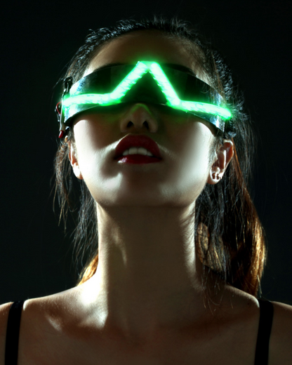 Glow Party LED Glasses -  glow party - Glow Party LED Glasses for Rave Events - View 5