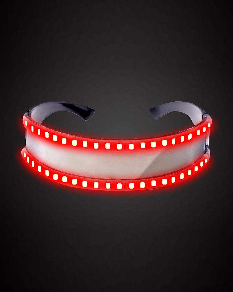 Glow Rave LED Party Glasses -  light up rave glasses - Lightweight LED Party Glasses for Rave Nights - View 6