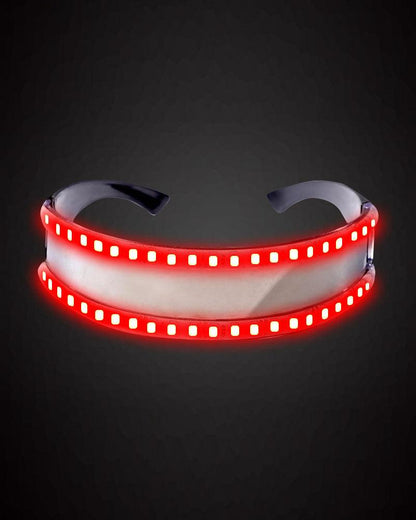Glow Rave LED Party Glasses -  light up rave glasses - Lightweight LED Party Glasses for Rave Nights - View 6