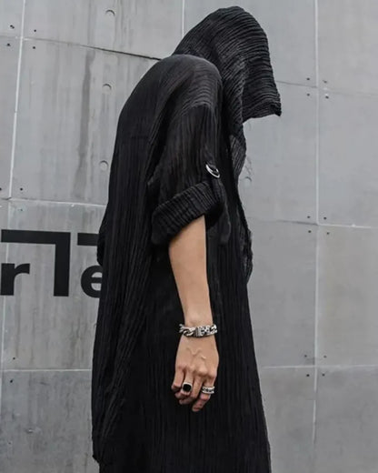 Gothic Hooded Cape - gothic cape - Stylish Gothic Hooded Cape for Every Occasion - View 2